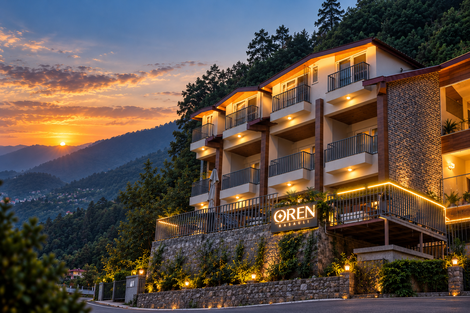 OREN Kasauli — Property architecture nestled in peaceful hills