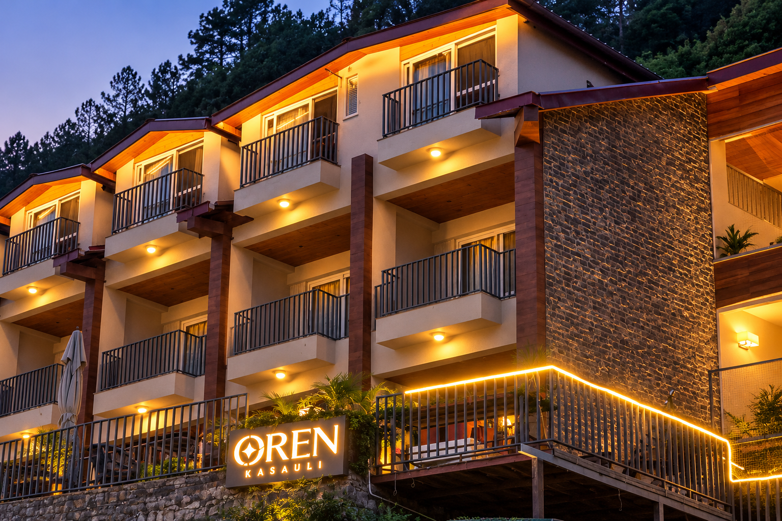 OREN Kasauli — Twilight mountain sanctuary